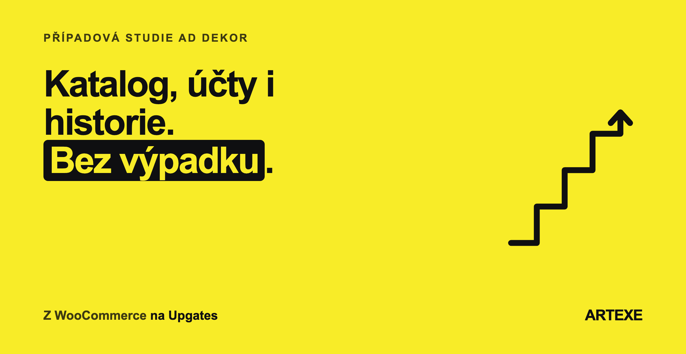Náhledový obrázek: Katalog, účty i historie bez výpadku — migrace AD Dekor z WooCommerce na Upgates.