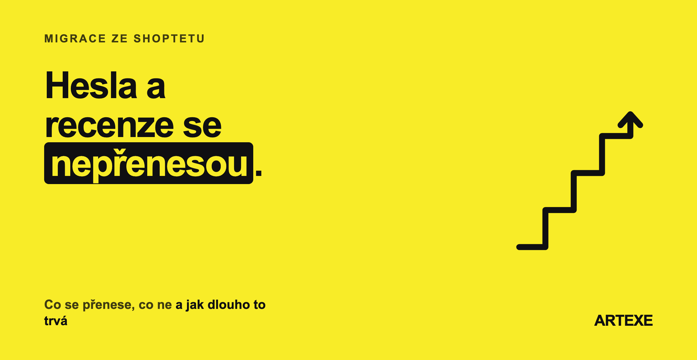 Inventář migrace e-shopu ze Shoptetu: co se přenese automaticky, co je třeba zkontrolovat v testování a co se nepřenese vůbec.