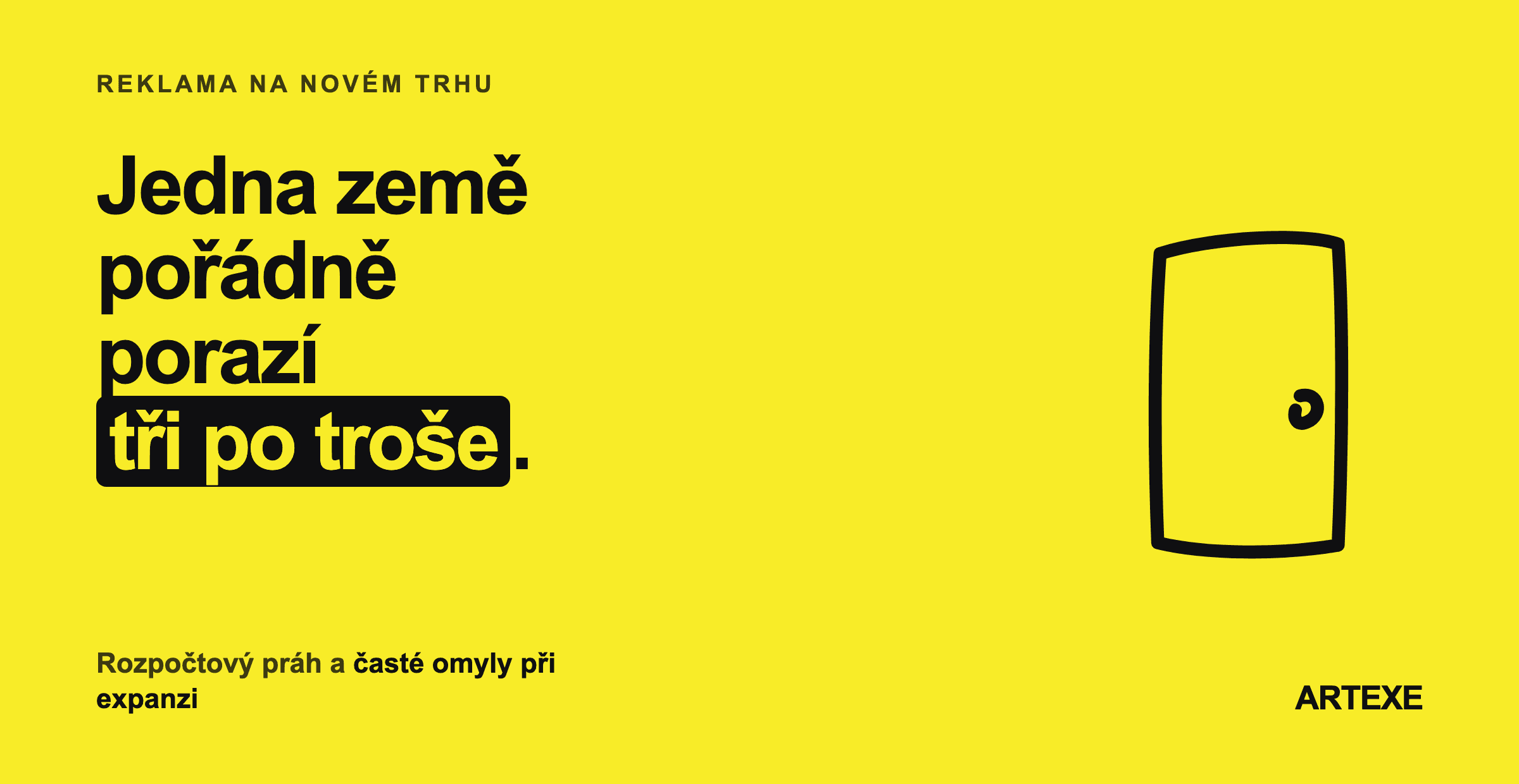 Rozpočtový práh čtyřicet eur denně na jeden trh při expanzi, seznam věcí, které musí fungovat dřív než se spustí reklama, a nejčastější omyly při vstupu na sousední trh.
